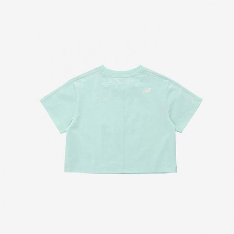 New Balance Детский комплект Nbgc с коротким рукавом, кроп-топ, плиссированная юбка, Nk9ye2806g 84