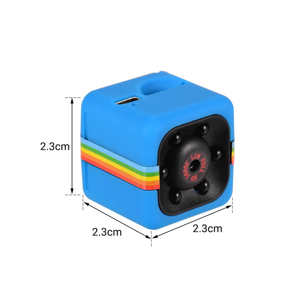 Mini Cube Camera 720P HD IR Night Vision 120 Degrees Wide Angle 32GB Extended Memory