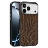 ABEEL Чехол для iPhone 17 Pro Max, совместимый с MagSafe, текстура крокодила, микро-тиснение, задняя крышка