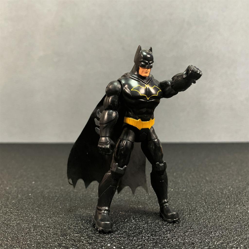 Justice League Batman Action Figure Original 10cm Mini PVC Collection Model Toy Multi Joint Figurine Decoration Boy Fans Gift