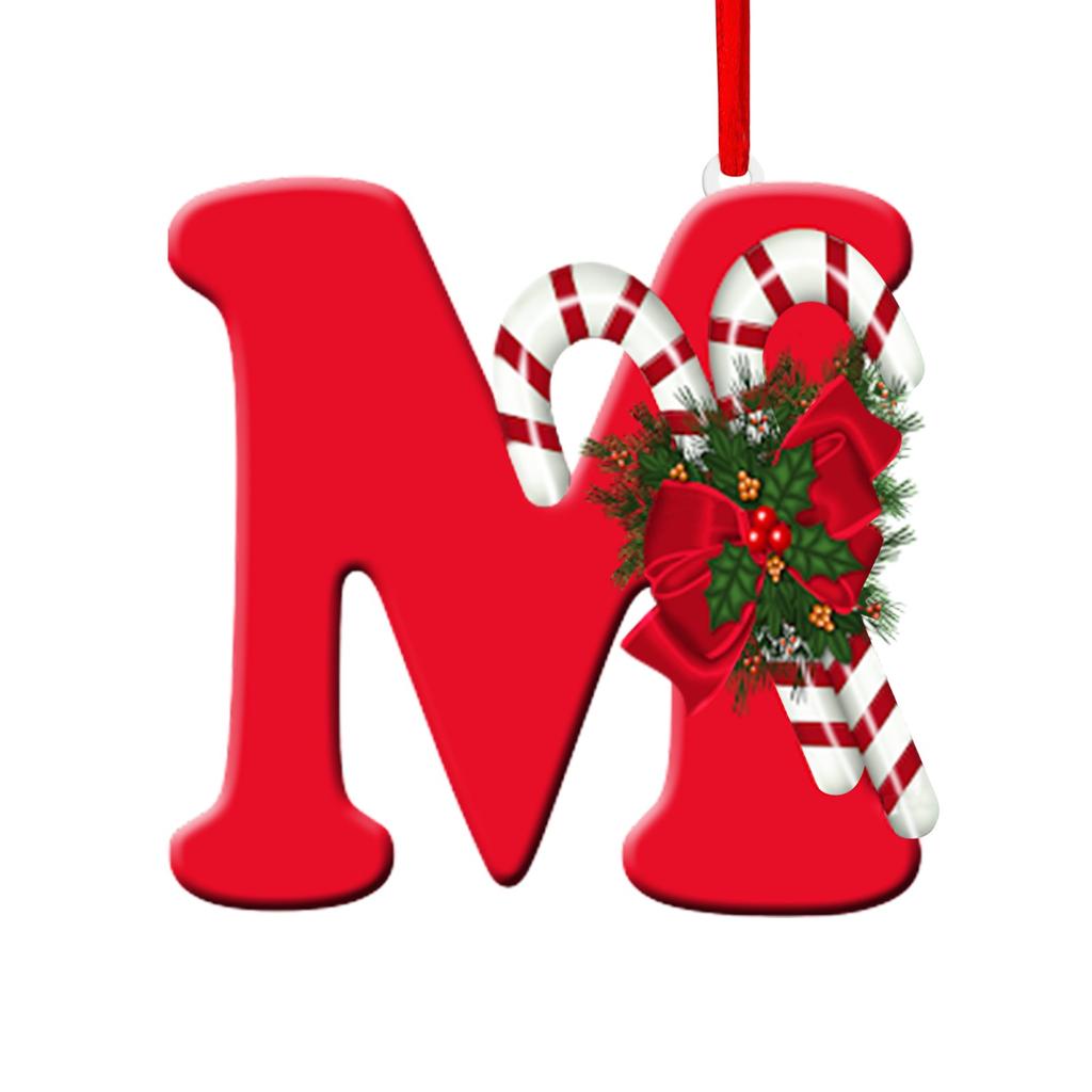 26 Letter Christmas Tree Hanging Personalized Christmas Letter Decoration