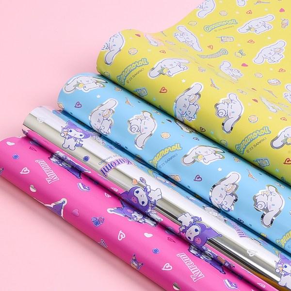 Sanrio Metal Wrapping Paper, Cinnamon Roll Sky, 2 Pcs.