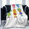 Noodle & Pals Blanket Cartoon Super Warm Aesthetic Plush Throw Blanket For Living Room Decorative Flannel Bedspread Bed Cover