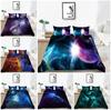 Home Bedding Set Cosmic Star Pattern Quilt Cover Pillow Cover Bedding Set AU/EU/US Full Size Home Decoration
