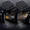 TGM3   Carbon Fiber 2PCS Car Door Lights Door Lights Logo Projector Door Welcome Light For Mercedes Benz C180 C200 C260 C300 W108 W124