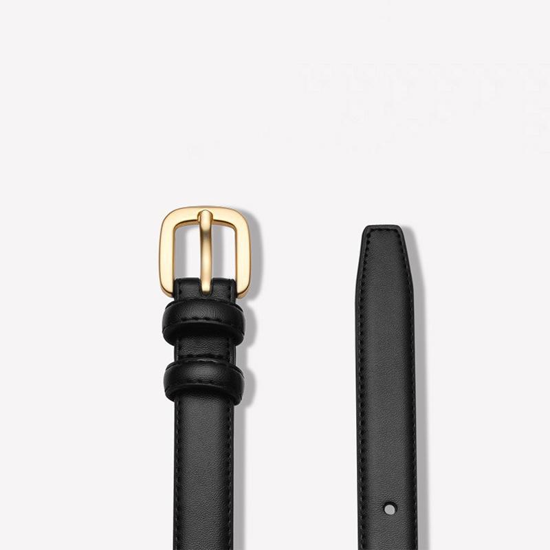 Ремень из искусственной кожи для женщин с металлической пряжкой, простой пояс для повседневных джинсов, платьев, брюк, декоративный пояс, подарок