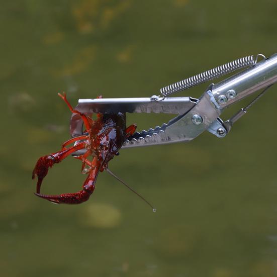 Складной захват для змей, складные щипцы для рептилий с широкой челюстью, инструмент для ловли змей с нескользящей ручкой, ловец для змей, охотник, фермер, захват с длинным вылетом