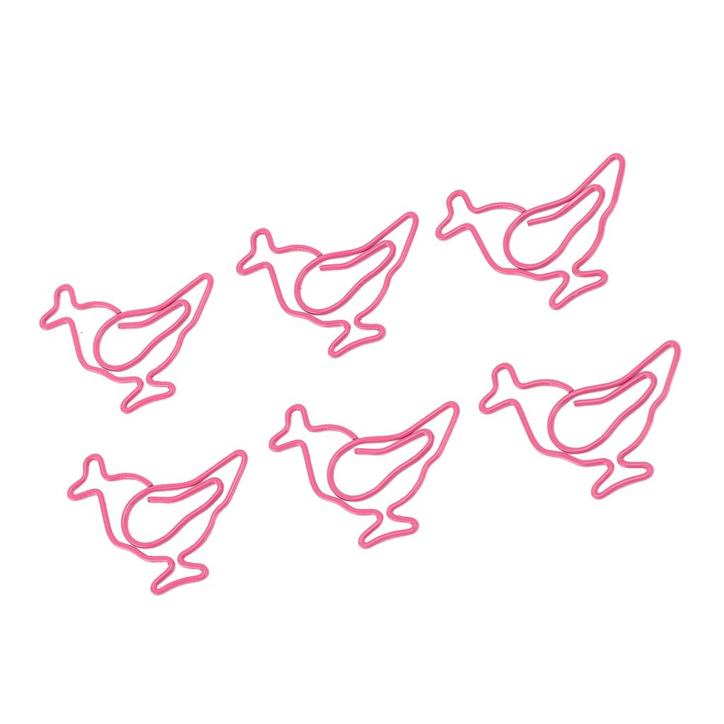 100 шт. скрепки для бумаг для цыплят, яркие цвета, скрепки для бумаг с животными, водонепроницаемые, нержавеющие, многоразовые, железная проволока Cu