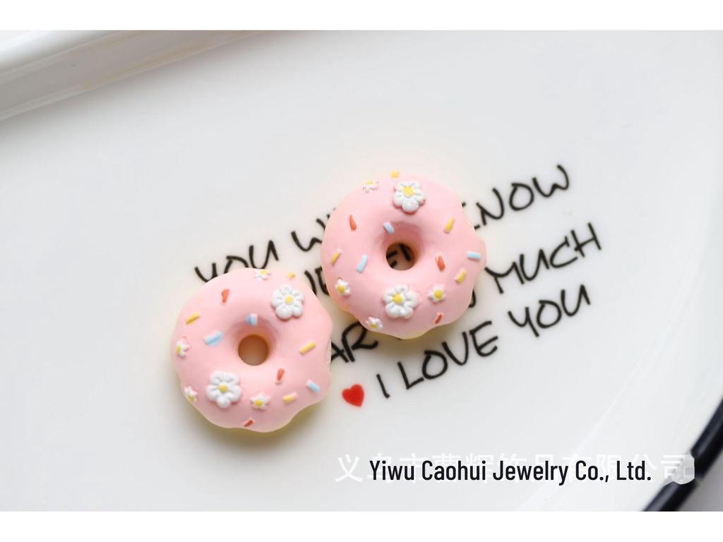 Сделай сам смоляной ананасовый пончик кремовый клей мобильный чехол коробка для хранения и декор для чашки