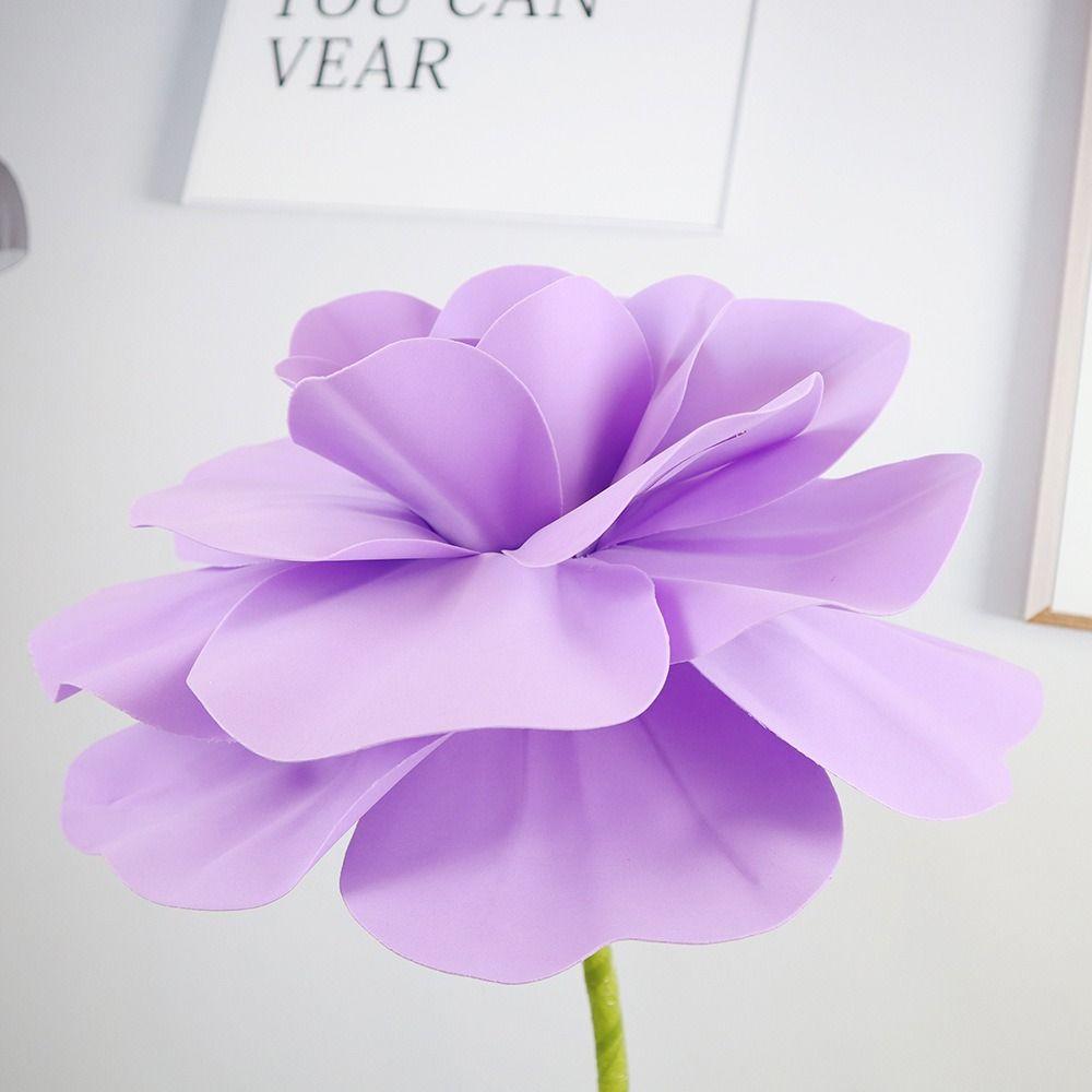 Giant Artificial Rose Flower Photo Props Handmade Flowers New Large-scale PE Rose Flower