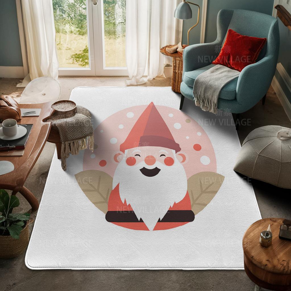 Ковер у входа в дом Домашний коврик у двери Гостиная Ванная Комната Ноги ванная комната Нескользящие коврики с водопоглощением для ванной Счастливого Рождества зима