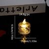 4/8/16Pcs Flameless LED Light Candles Crystal Candle Transparent Electronic Night Lamp for Wedding Valentine's Day Party 2030