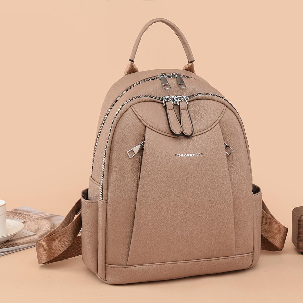 Backpack Women's PU Large Capacity Backpack