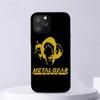 Твердый чехол для телефона Game Metal Gear для Iphone 11 12 Mini 13 14 Pro Xs Max X 8 7 6s Plus 5 Se Xr Shell
