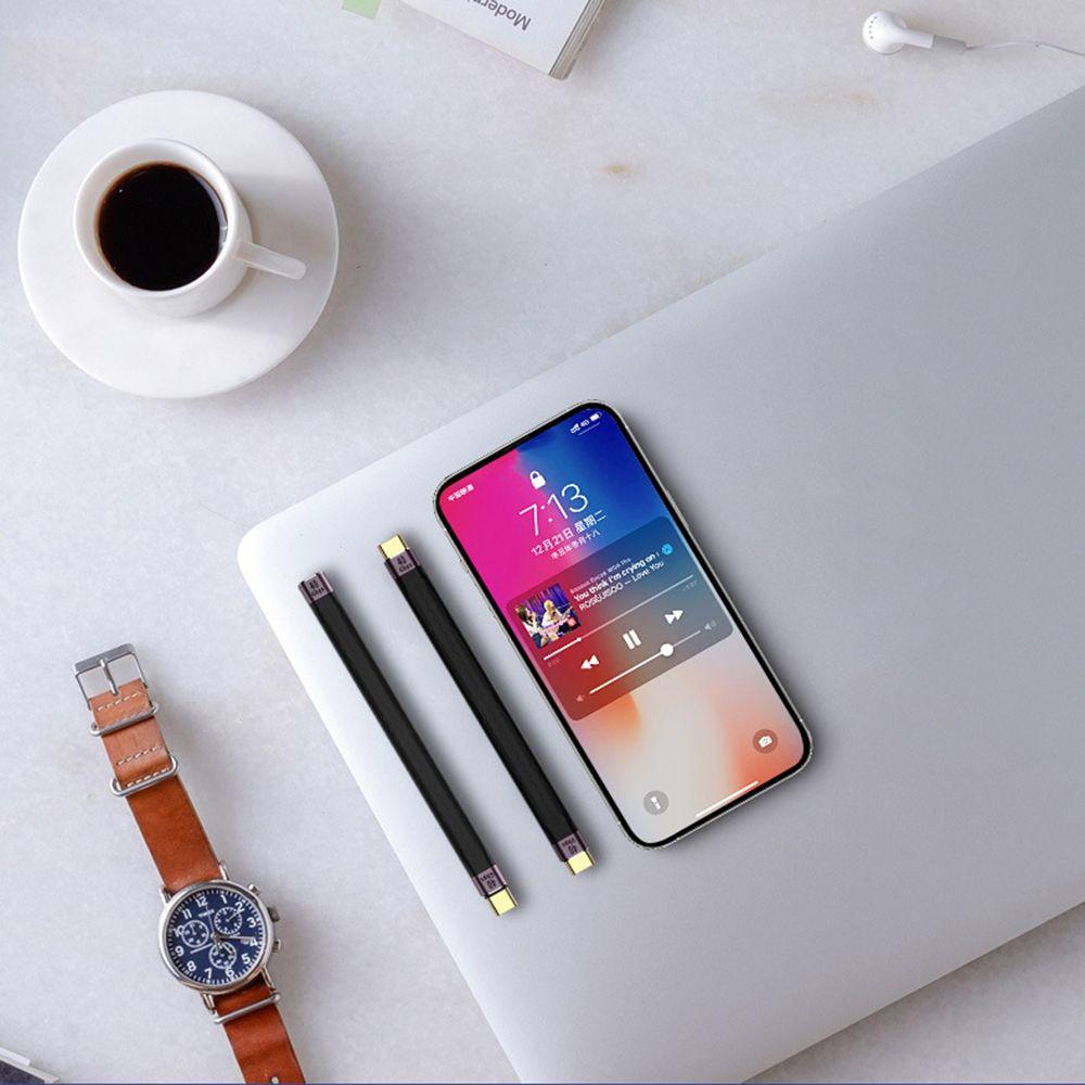 Кабель USB C для ноутбука и мобильного телефона 20 В/5 А 40 Гбит/с короткий кабель USB C PD 100 Вт кабель для быстрой зарядки кабель для передачи данных Type C