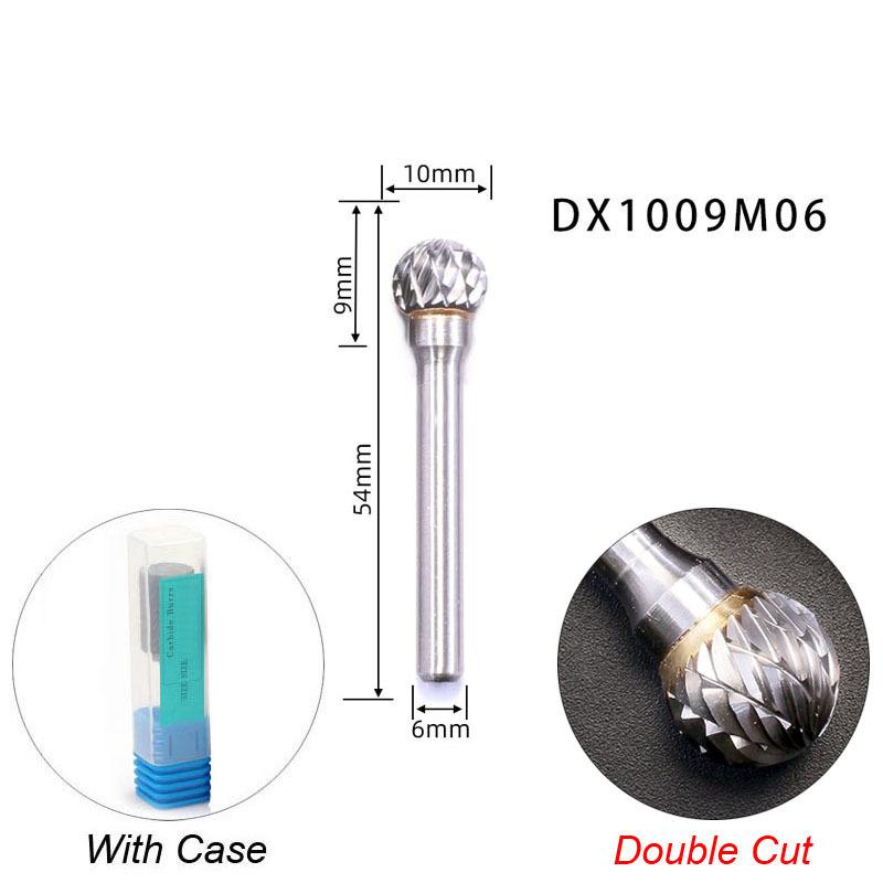 Шариковая головка Die шлифовальная машина биты Резьба Абразивные инструменты Вольфрамовый вращающийся напильник Твердосплавный борфреза Сверло для металла Дерево Пластик