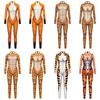 Животное Тигр Олень Костюмы Взрослые Хэллоуин Карнавальная Вечеринка Косплей Наряд Женщины Мужчины Ролевые Игры Переодевание Комбинезоны