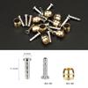 50 Set Bicycles Connecting Bolts Bleed for Bike Part Hydraulic Brake Hose Oil Pipe Connector Tube Fittings Insert