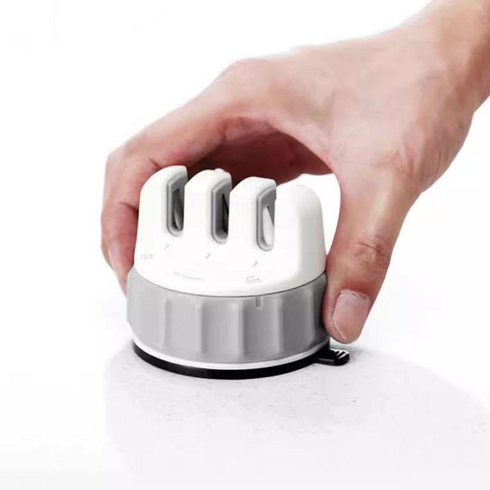 3 Stages Sharpening Stone Quick Sharpening Cutter Whetstone Portable Mini Cutter Sharpener  Kitchen