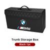 2025 Hot Car Trunk Storage Bag Leather Camping Box Collapsible Auto Emblem Organizer Accessories For BMW M Performance M5 E36 E6