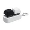 Keyboard Fidget Toy Fidget Clicker 2 Keys Stress Relief Button Key Switch Keychain Shaft Tester Relief Stress Gifts for Adults
