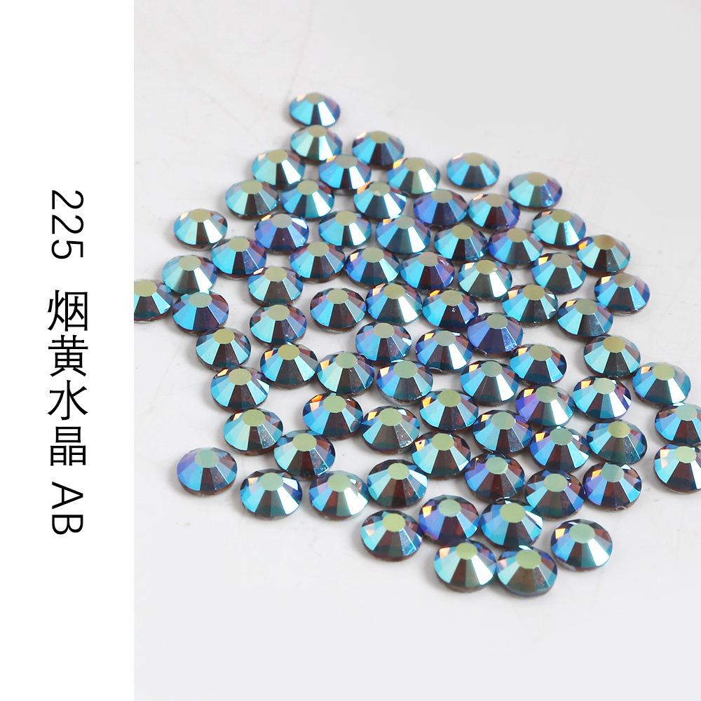 Ss3-Ss30 Разноцветные Стразы AB Стекло Плоское Дно Стразы-Бриллианты Кристалл Цветные Круглые DIY Наклейки для Маникюра Бриллиант