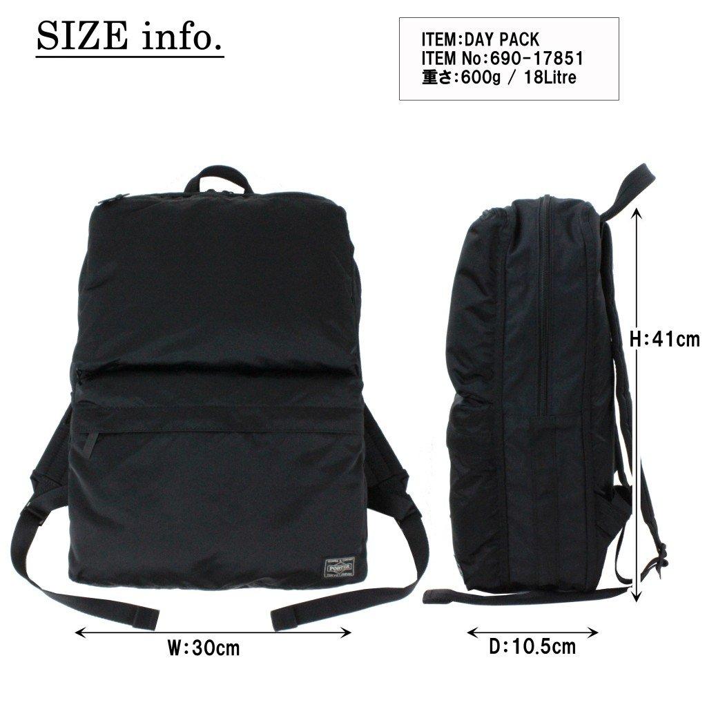 Backpack Frame Black Free Size [Porter] Men's (10)