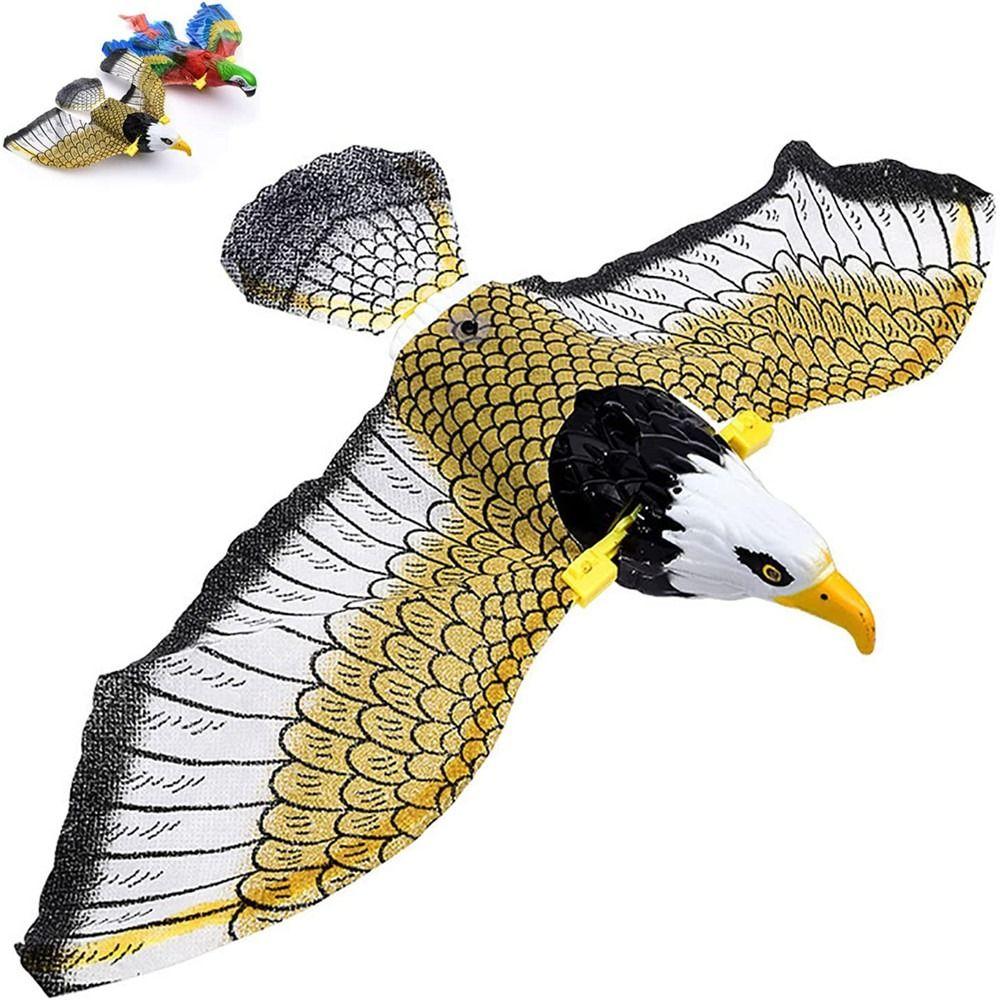 Retractable Funny Cat Teasering Simulation Bird Toy Interactive Cat Toys Flying Bird Electric