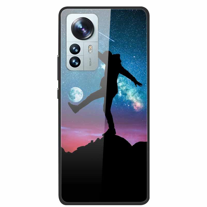 Чехол для Redmi Note 12S Закаленное Стекло Жесткая Задняя Крышка для Xiaomi Redmi Note 12 Note12 Pro 4G 5G Чехлы для Телефона Note12S 12 S 12Pro