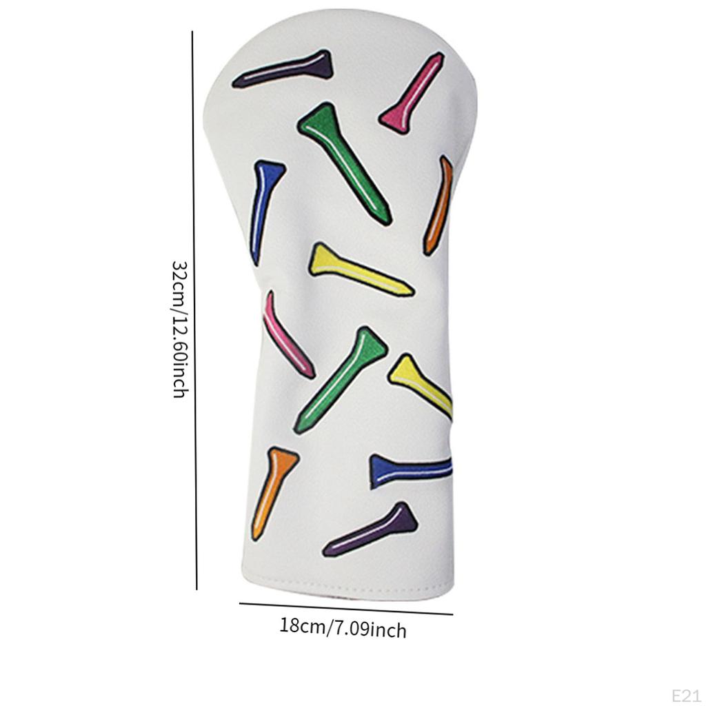 Чехол для головы клюшки для гольфа, деревянный чехол для головы, модные принадлежности, креативный защитный чехол