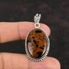Mahogany Obsidian Pendant Handmade Jewelry 925 Sterling Silver Pendant Natural Gemstone Pendant Anniversary Gifts Mahogany Obsidian Jewelry