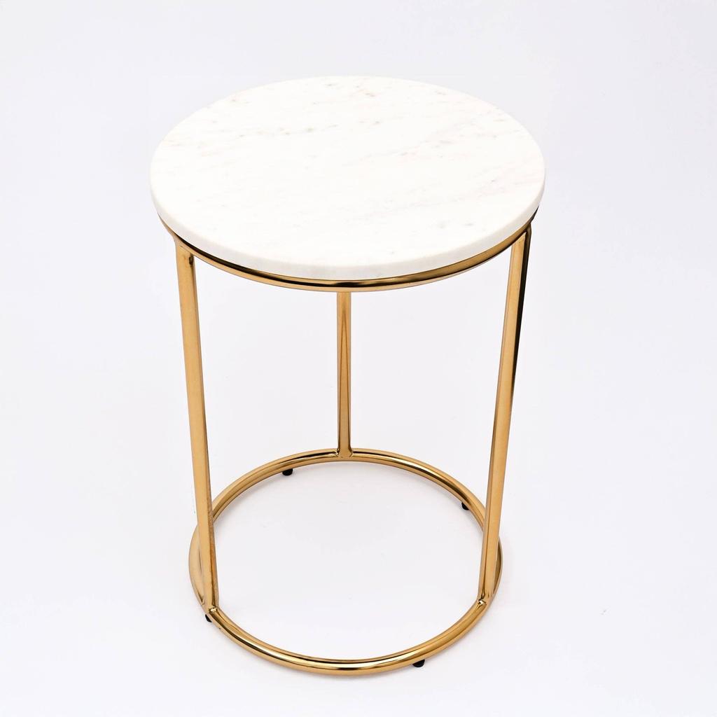 Gold EPL Marble Table Set of 2