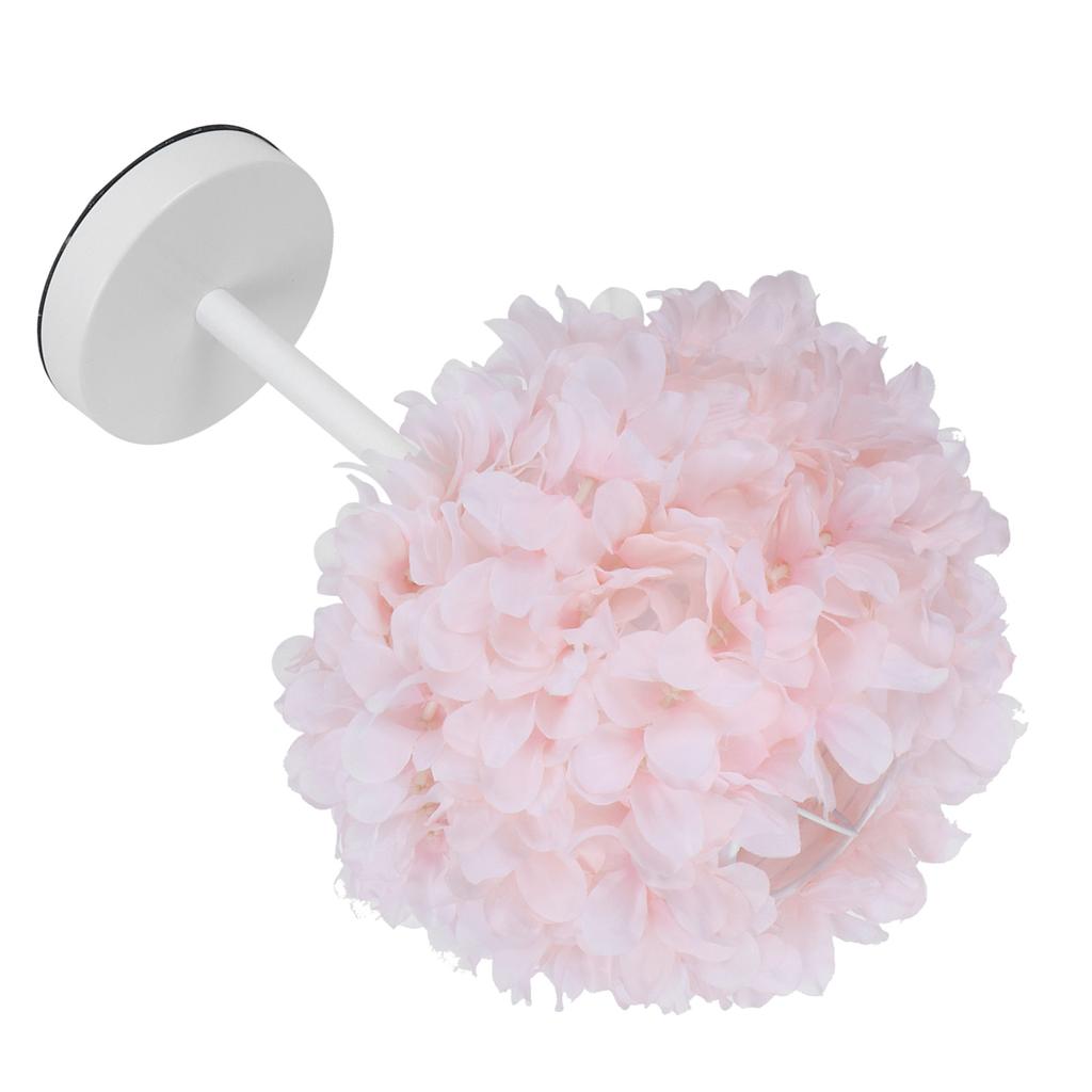 Цветочная настольная лампа прикроватная тумбочка для спальни украшения светло-розовый