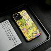 Мультяшный чехол для телефона Губка Боб Для IPhone 17 Air 16 15 14 Pro 13 11 12 XR XS ProMAX 7 8 Plus Стеклянная крышка
