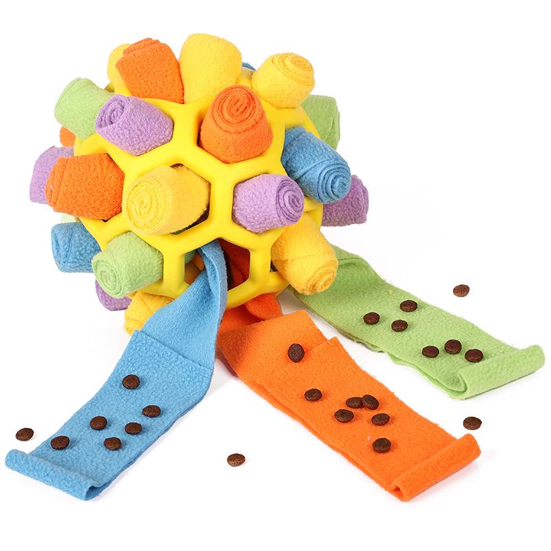 Питомец Нюхай и Играй: Скрытый корм резиновый мяч игрушка для собак