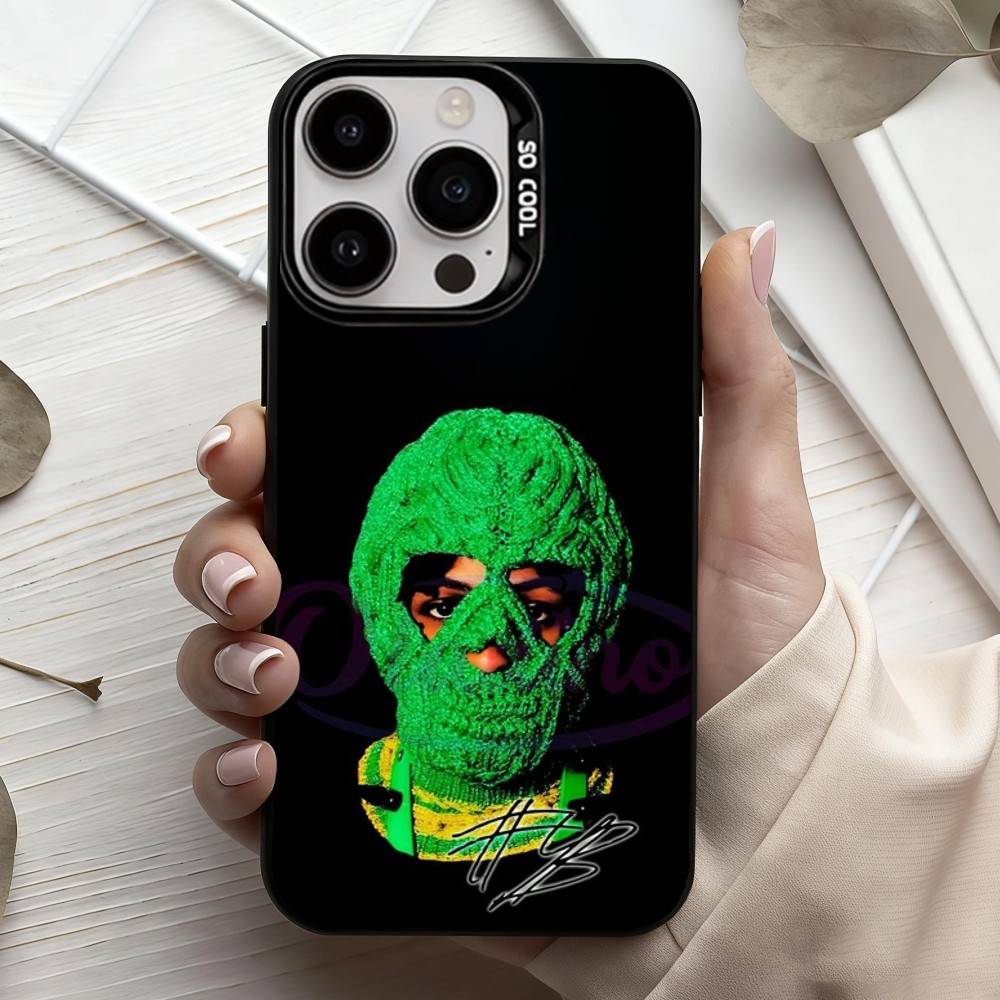 YoungBoy Never Broke Again Tour Phone Case For iPhone17,16,15,14,13,12,11 Plus,Pro Max Black Candy silver phone case