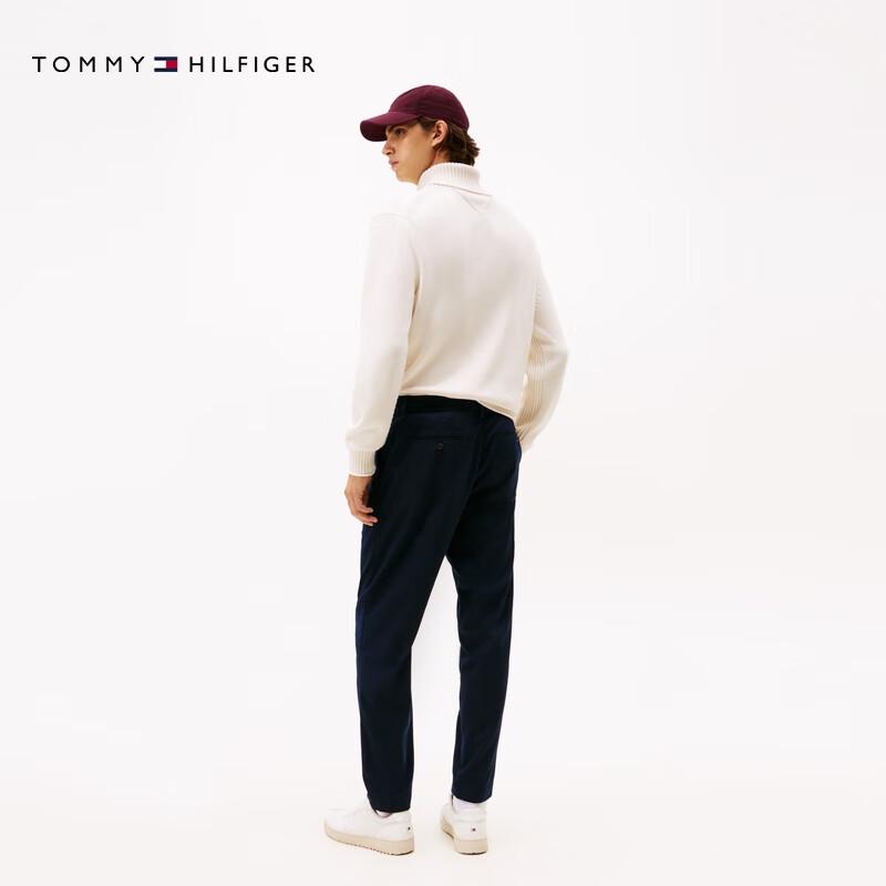 Tommy Hilfiger Мужские брюки стрейч в стиле бизнес-кэжуал