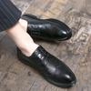 Мужские ботинки с острым носком Кожаные мужские туфли Европейский стиль Мужские формальные туфли Повседневная обувь Оксфорды