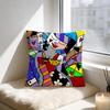 Artist Romero Britto Cushion Cover Natural Linen Pillowcase Set AllinOne Decor for Sofa Bedroom  Chair