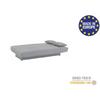 Canapé convertible clic clac 3 places - Tissu Gris clair - L 190 x P 92 cm - DREAM - Style Contemporain