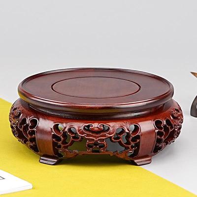 Подставка для бонсай из красного сандала, ваза, винный кувшин, аквариум, подставка для статуи Будды