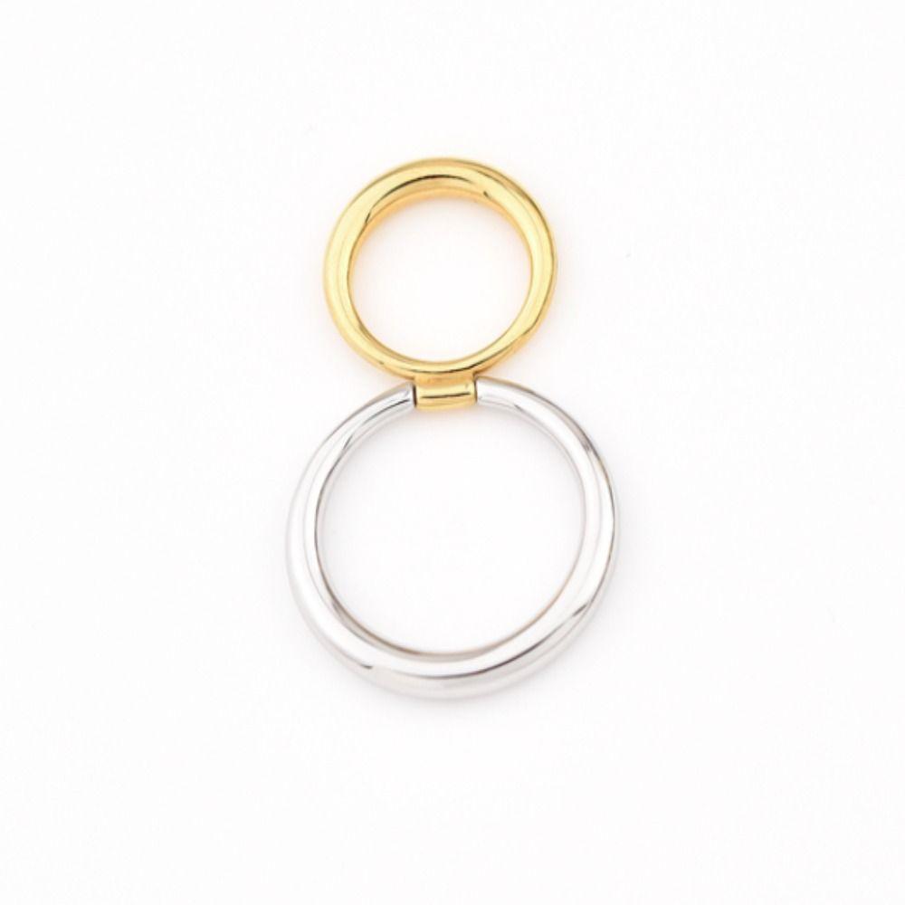 Кольцо с пряжкой для шарфа из цинкового сплава, гальваническое покрытие, изысканный подарок на Рождество