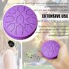 Glucophone Steel Tongue Drum 4 Inch 19 Notes D Tone Ethereal Meditation Percussion Yoga Drum R3B8