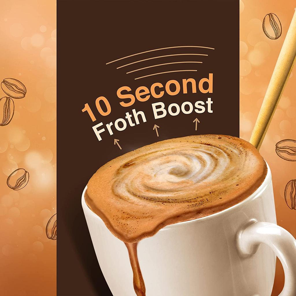 BRU Взбитый кофейный микс | Быстрорастворимая порошковая смесь | Получите сливочный, пенистый кофе Фети Хуэй за 10 секунд | 15 пакетиков| 180г