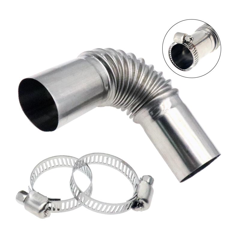 24 мм коленчатая труба, воздушный дизельный стояночный обогреватель, разъем выхлопной трубы с зажимами для Eberspacher для Webasto, обогреватель для лодки
