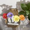 Bee Water Feeder Resin Flower Fountain for Gardens Portable Drinking Station for Bees with Easy Refill