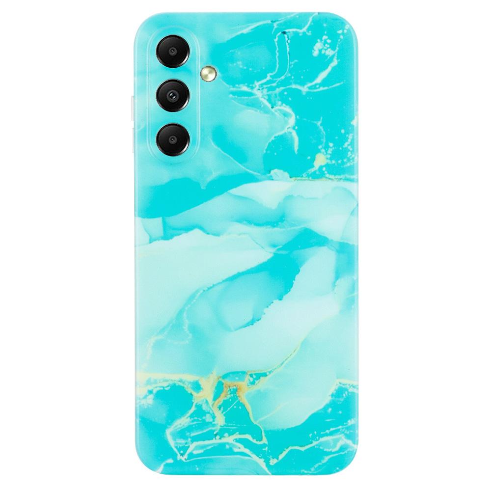 For Samsung Galaxy A55 5G Case Protective Soft TPU Marble Pattern Phone Cover