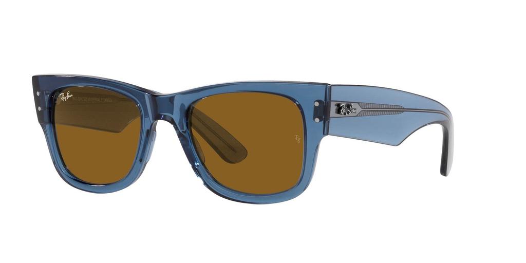 Солнцезащитные очки RB0840SF MEGA WAYFARER ПРОЗРАЧНЫЙ СИНИЙ Линза 52 [Ray-Ban] Оправа/КОРИЧНЕВЫЙ