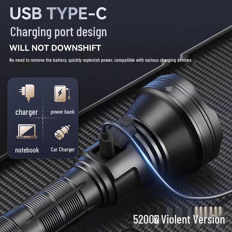 LCKRSZM 98K Pro Rechargeable LED Flashlight