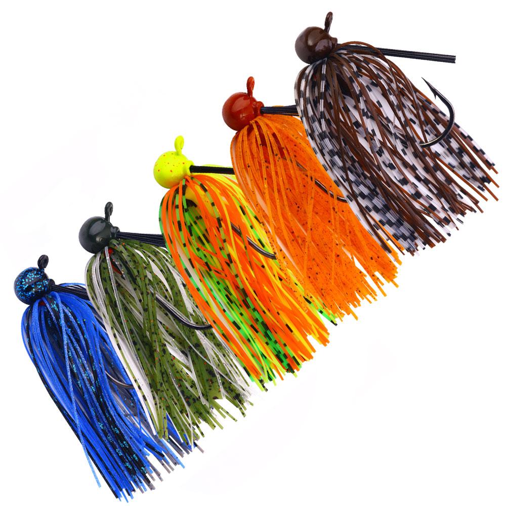 Рыболовная приманка Football Jig Spinner Bait Weedless Jig Chatter Bait Chatterbait Wobbler для ловли окуня
